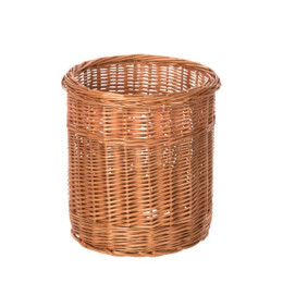 Corbeille à papier en osier