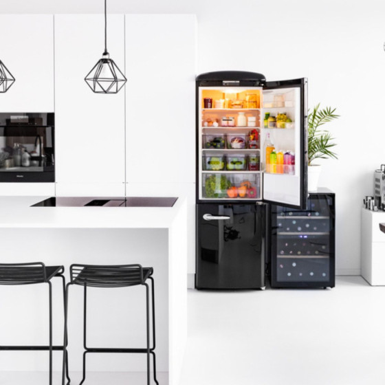 Boîte de rangement transparente pour réfrigérateur S