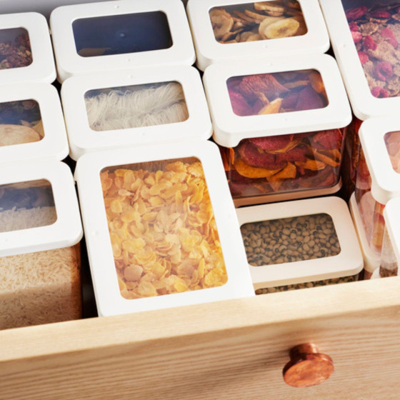 Boîte de rangement alimentaire haute 2,25 litres