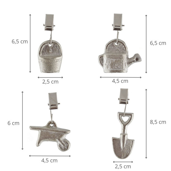 4 poids en fonte pour nappe