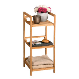 Etagère de salle de bain en bambou
