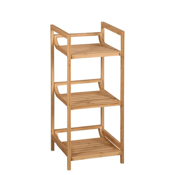 Etagère de salle de bain en bambou