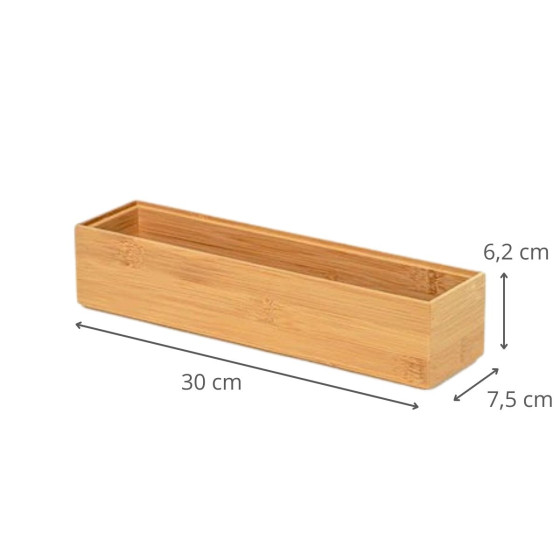 Séparateur de tiroir en bambou XL