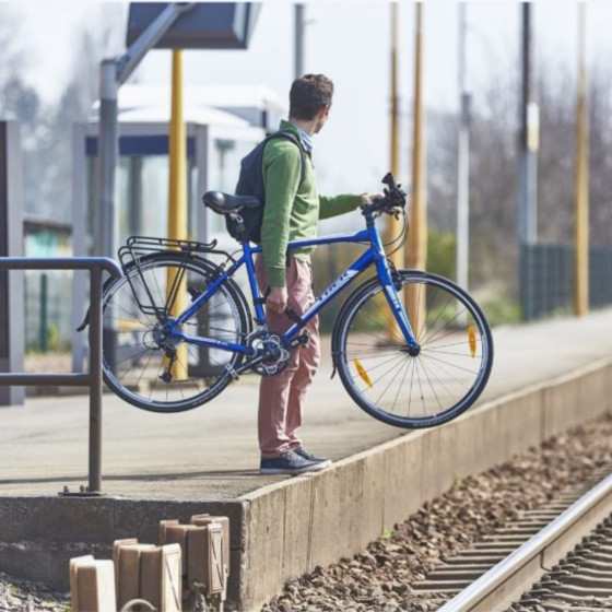 Poignée de transport pour vélo