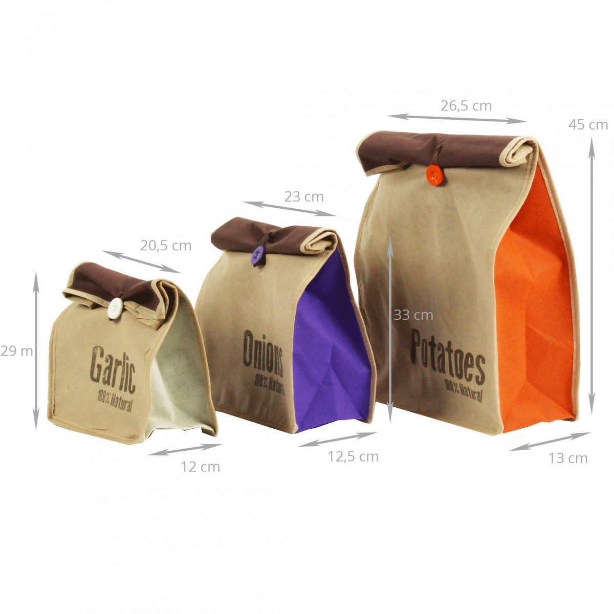 sac de conservation - Taille & Retailles