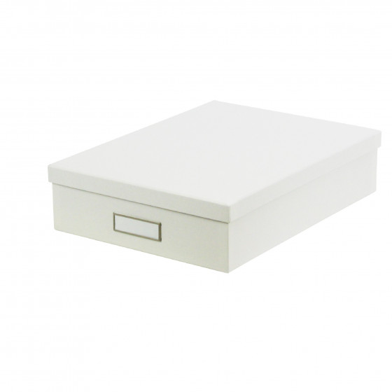 Boîte A4 en carton blanc