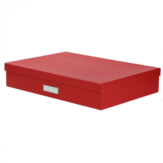 Boîte A3 en carton rouge