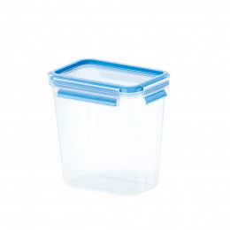 Boîte de conservation en verre empilable à clips 1,1 litre