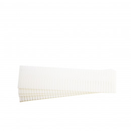 Organisateurs de tiroir modulables et blancs (6 planches)