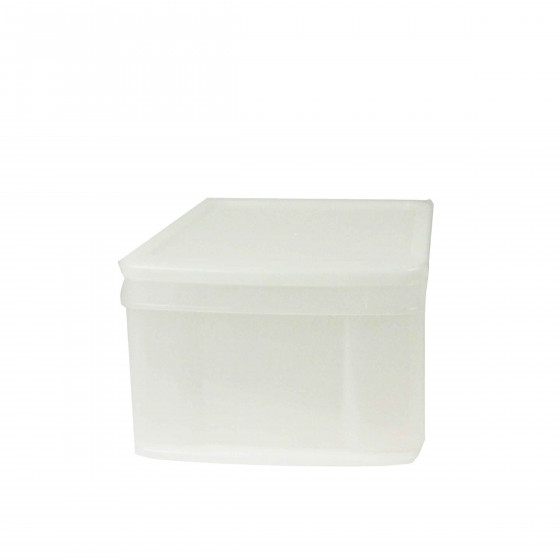 Boîte tiroir en plastique transparent. M