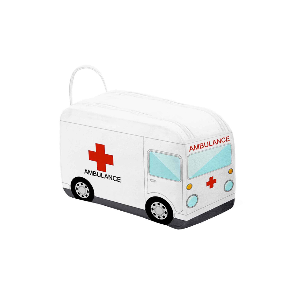 Trousse premiers secours en forme d'ambulance - ON RANGE TOUT