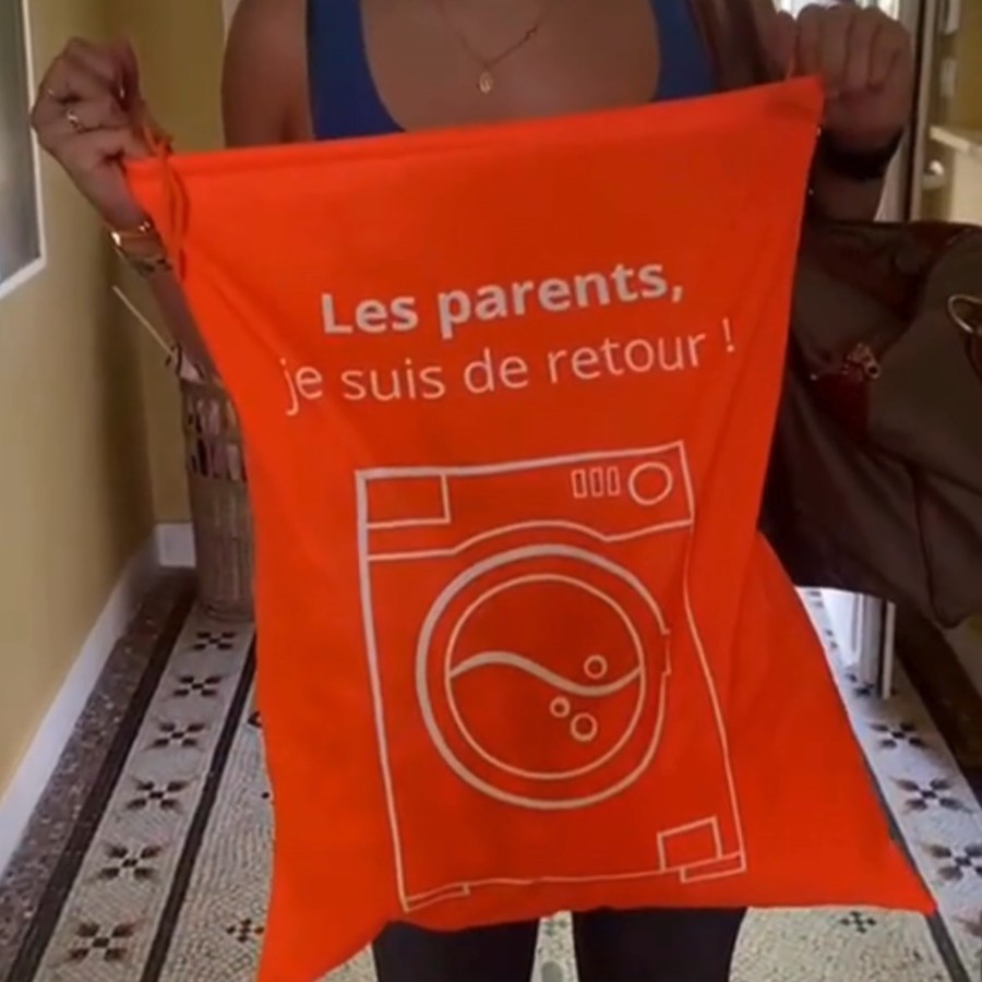 Sac à linge humoristique